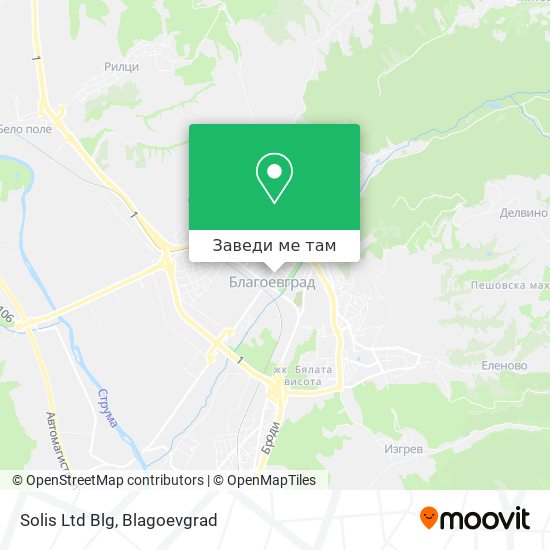 Solis Ltd Blg карта