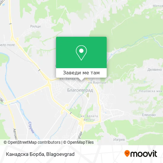 Канадска Борба карта