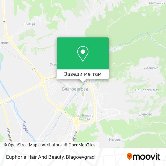 Euphoria Hair And Beauty карта