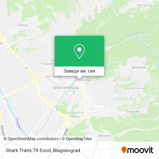 Shark Trans 78 Eood карта