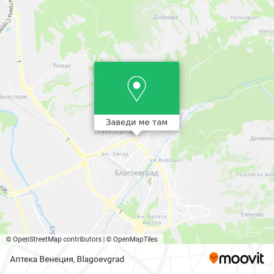 Аптека Венеция карта