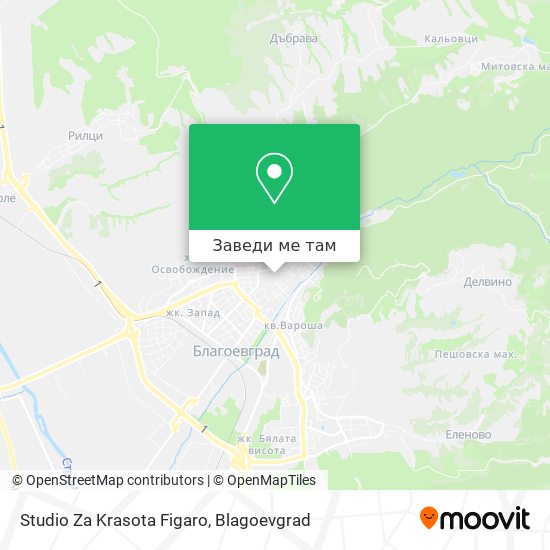 Studio Za Krasota Figaro карта