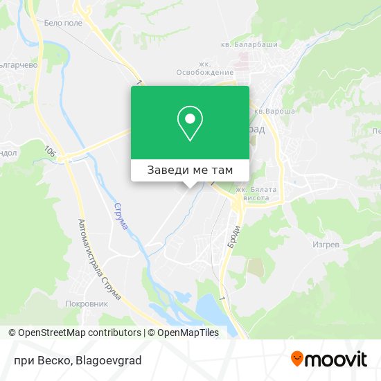 при Веско карта