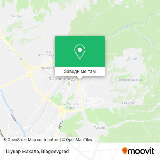 Шукар махала карта