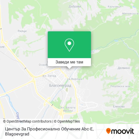 Център За Професионално Обучение Abc-E карта