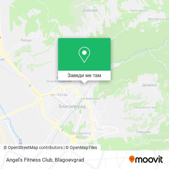 Angel's Fitness Club карта