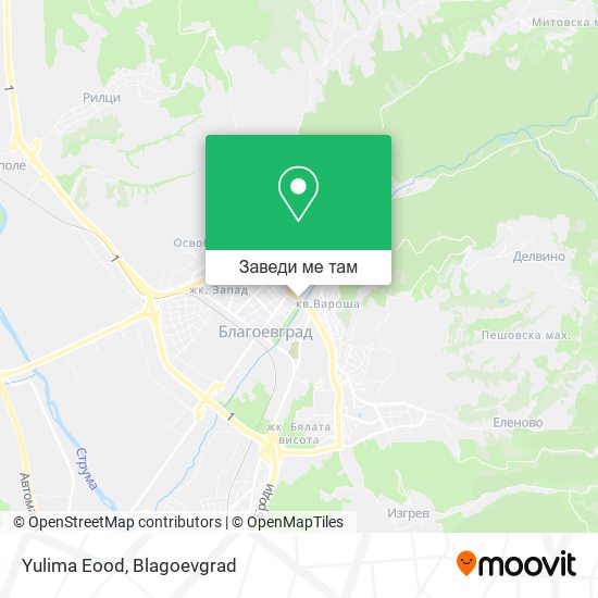Yulima Eood карта