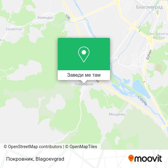 Покровник карта