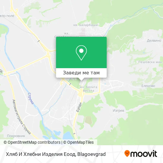 Хляб И Хлебни Изделия Еоод карта