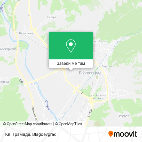 Кв. Грамада карта