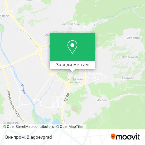 Винпром карта