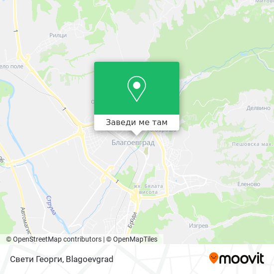 Свети Георги карта