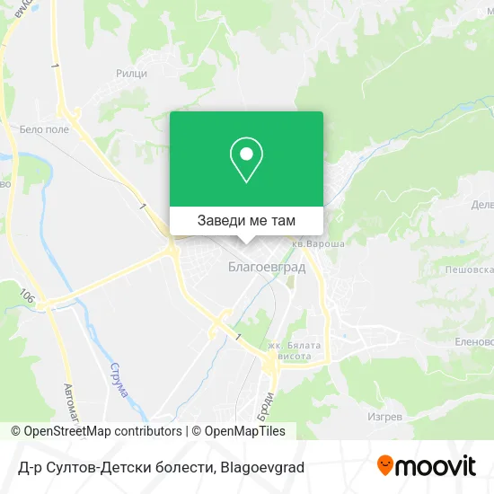 Д-р Султов-Детски болести карта