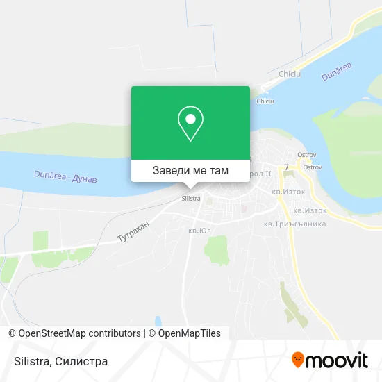 Silistra карта