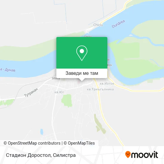 Стадион Доростол карта