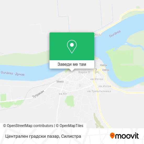 Централен градски пазар карта