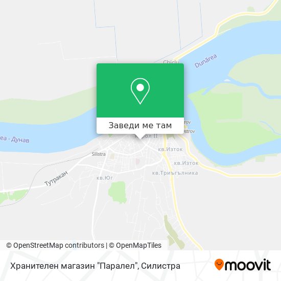 Хранителен магазин "Паралел" карта
