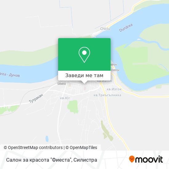 Салон за красота "Фиеста" карта