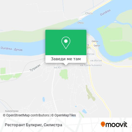 Ресторант Булкрис карта