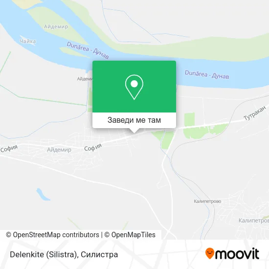 Delenkite (Silistra) карта