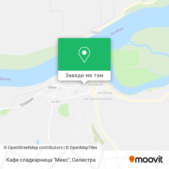 Кафе сладкарница "Микс" карта