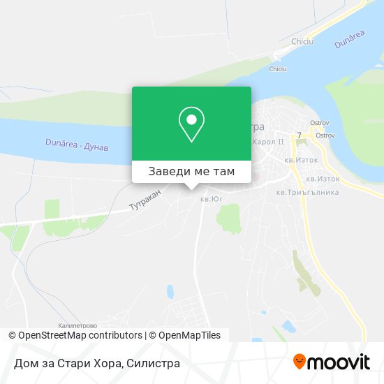 Дом за Стари Хора карта