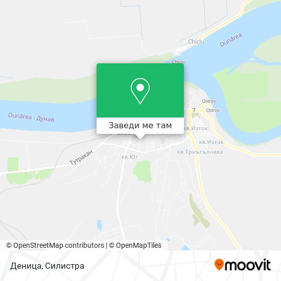 Деница карта