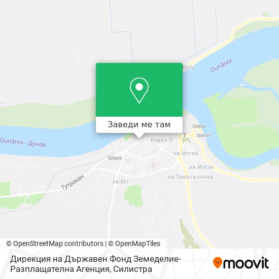 Дирекция на Държавен Фонд Земеделие-Разплащателна Агенция карта