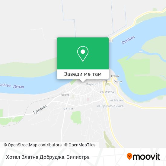 Хотел Златна Добруджа карта