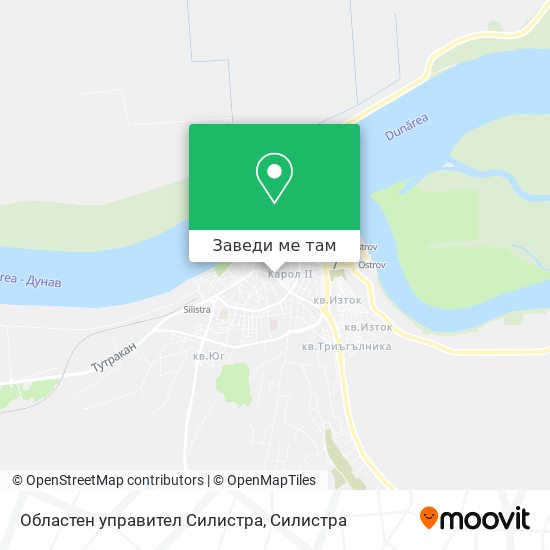 Областен управител Силистра карта