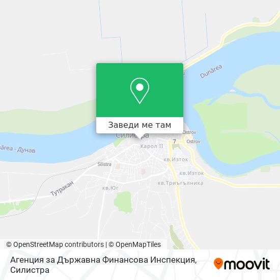Агенция за Държавна Финансова Инспекция карта