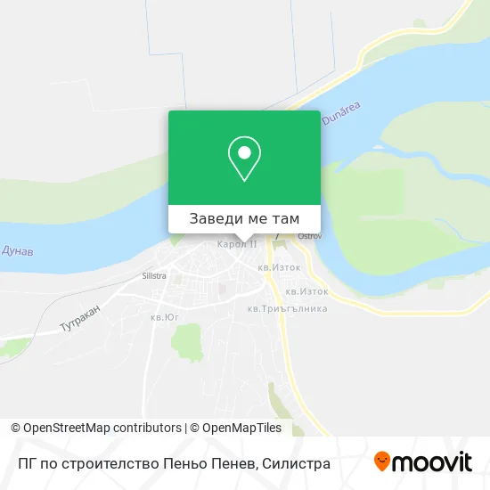 ПГ по строителство Пеньо Пенев карта
