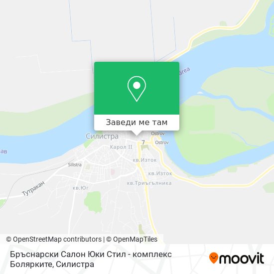 Бръснарски Салон Юки Стил - комплекс Болярките карта