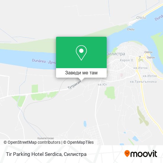 Tir Parking Hotel Serdica карта