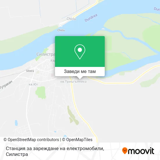 Станция за зареждане на електромобили карта