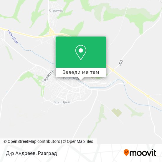 Д-р Андреев карта