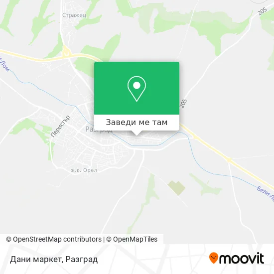 Дани маркет карта
