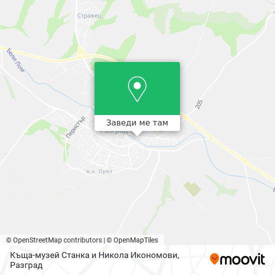 Къща-музей Станка и Никола Икономови карта