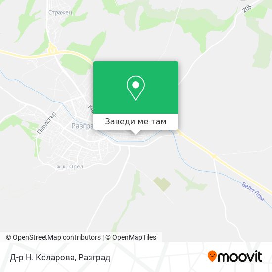Д-р Н. Коларова карта