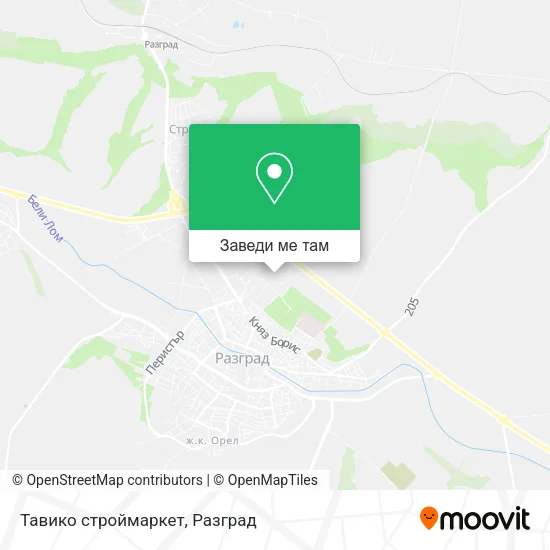 Тавико строймаркет карта