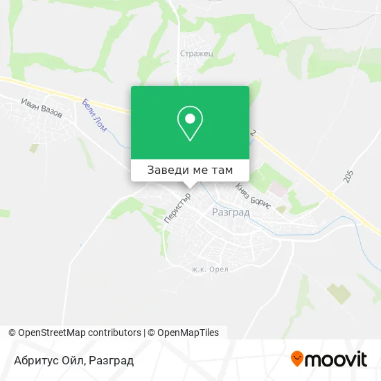 Абритус Ойл карта