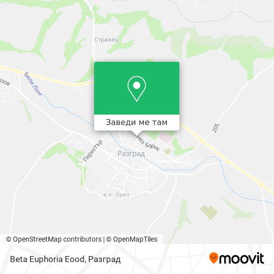 Beta Euphoria Eood карта