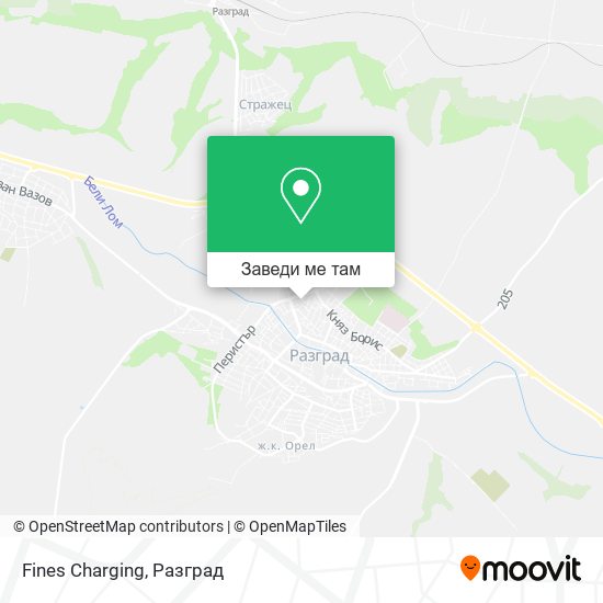 Fines Charging карта