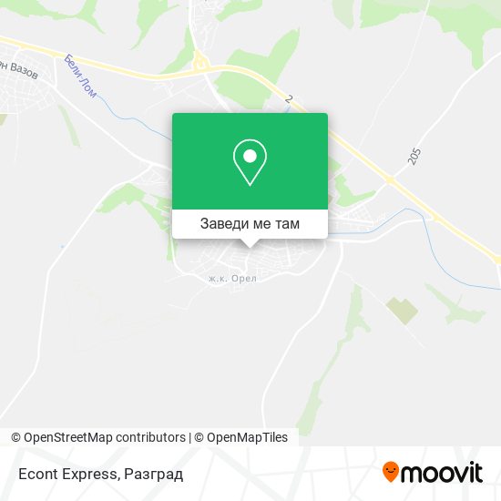 Econt Express карта