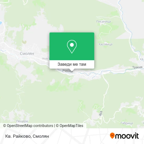 Кв. Райково карта