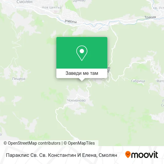 Параклис Св. Св. Константин И Елена карта