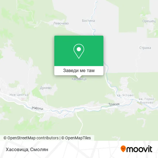 Хасовица карта