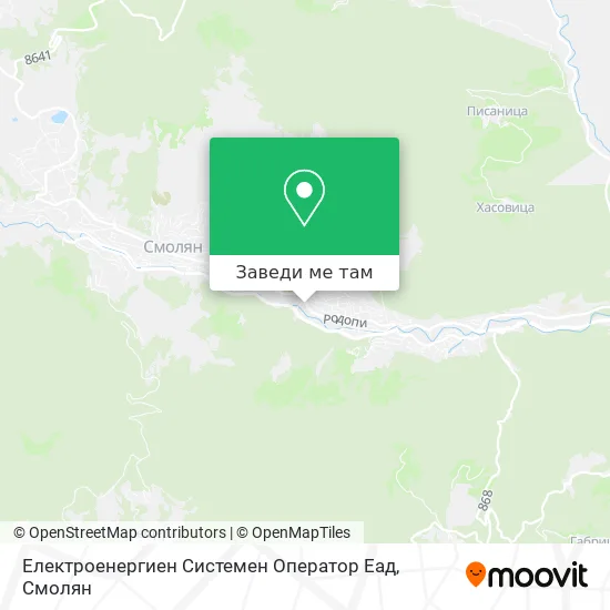 Електроенергиен Системен Оператор Еад карта