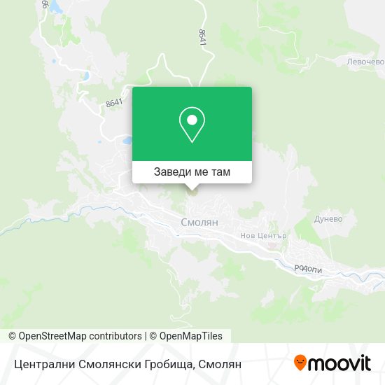 Централни Смолянски Гробища карта