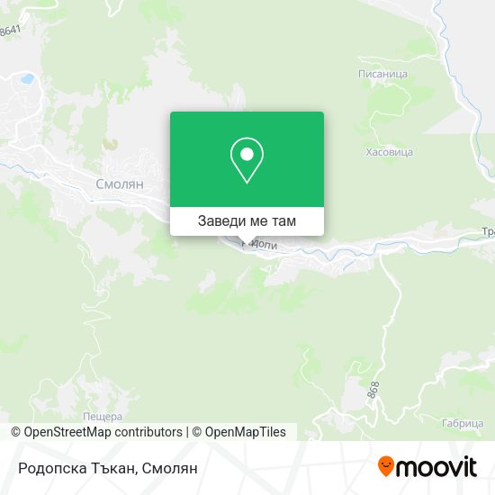 Родопска Тъкан карта